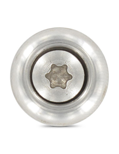 Parafuso para telhas cabeça fresada de panela TORX T20 Aço inoxidável A2 5X180 Arruela estanque com junta de