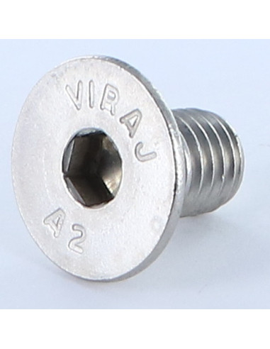 Parafuso de metais Aço inoxidável A2 cabeça fresada hexagonal oca FHC chave de 6 M10X20 rosca total