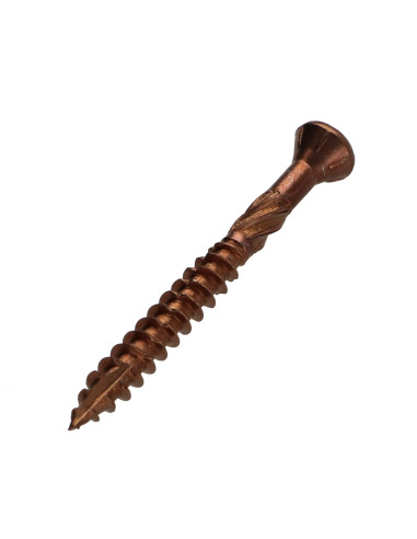 Parafuso de terraço pico cut TEKOR cabeça fresada de panela TORX T25 5X50 cut ponto antifenda tipo 17 Aço