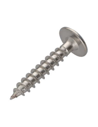 PARAFUSO dobradiça 6X60 roscado sobre 54 TORX T30 Aço inoxidável A2