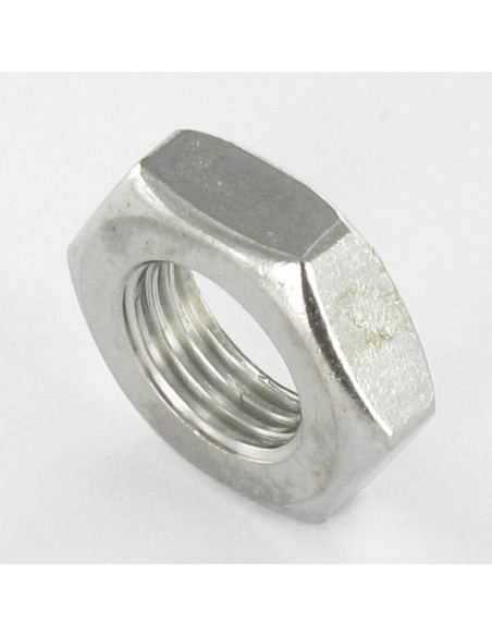 Porca hexagonal baixa hm/contraporca Aço inoxidável A2 M20 passo de rosca fino passo de rosca de 150