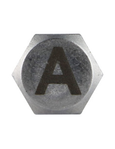 Parafuso de metais cabeça hexagonal 8X35 Aço inoxidável A4 com gravação de letras "TEM" 2