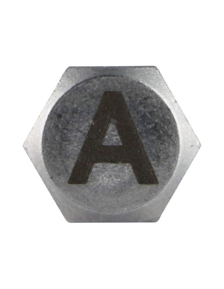 Parafuso de metais cabeça hexagonal 8X35 Aço inoxidável A4 com gravação de letras "TEM"