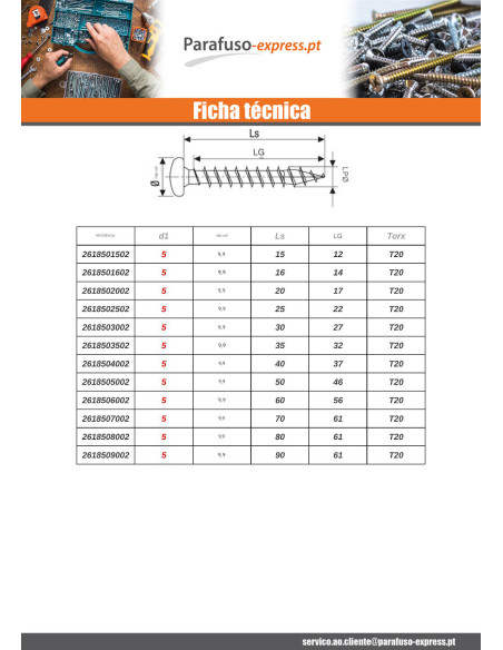 Spax Parafuso de madeira cabeça redonda T-STAR+ TORX T20 WIROX 5X60