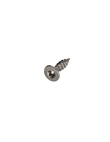Parafusos de madeira e aglomerado TEKOR Aço inoxidável A2 cabeça fresada dentado TORX T10 3X16 rosca total cut