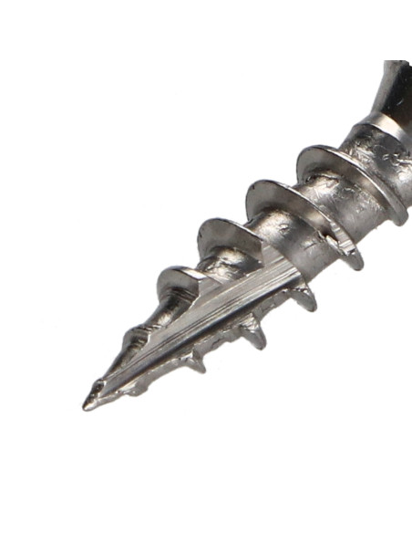 Parafusos de madeira e aglomerado TEKOR Aço inoxidável A2 cabeça fresada dentado TORX T10 3X16 rosca total cut