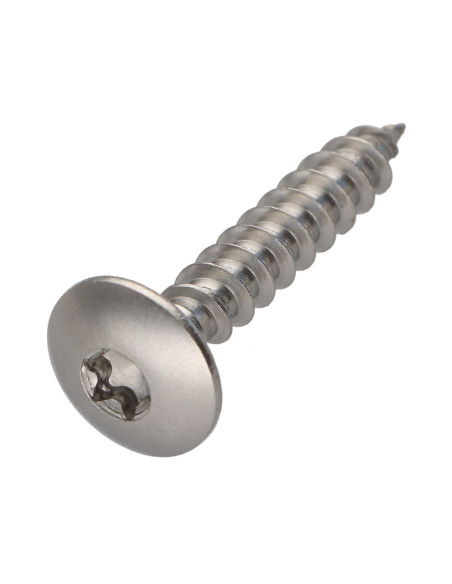 PARAFUSO dobradiça 6X35 roscado sobre 30 TORX T30 Aço inoxidável A2