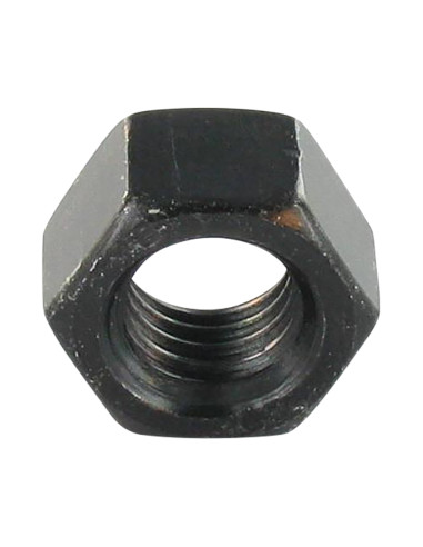 Porca sextavada M6 Aço inoxidável A2 Preto - Parafuso Express