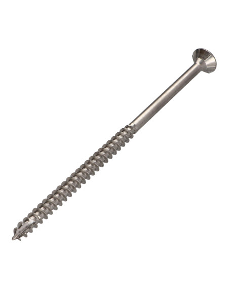 Parafusos de madeira e aglomerado TEKOR Aço inoxidável A2 cabeça fresada dentado TORX T25 6X120 roscado sobre 70