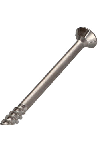 Parafusos de madeira e aglomerado TEKOR Aço inoxidável A2 cabeça fresada dentado TORX T25 6X120 roscado sobre 70