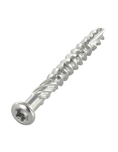 Parafuso de terraço pico cut TEKOR cabeça fresada dentado TORX T20 4,5X50 cut ponto antifenda tipo 17 Aço
