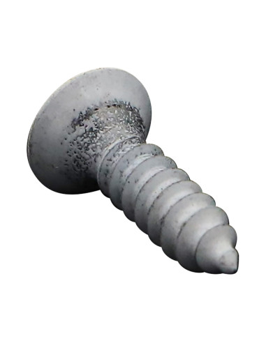 Parafuso de chapa Aço inoxidável A2 cabeça fresada Pozi 4,8X19 lacado a branco RAL9016 branco de sinalização