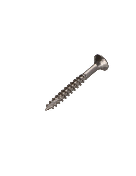Parafusos de madeira e aglomerado TEKOR Aço inoxidável A2 cabeça fresada dentado TORX T20 4X40 roscado sobre 24 cut