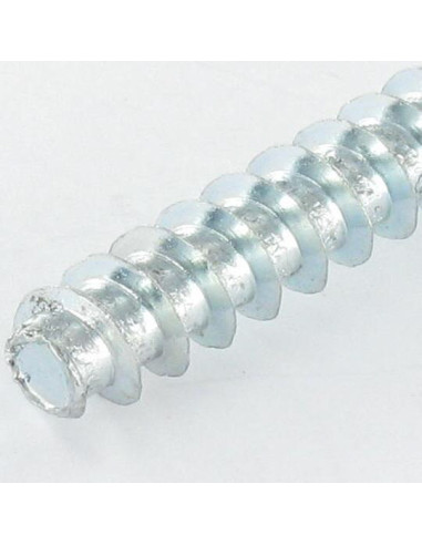 Parfuso de pvc cabeça cilíndrica Pozi 6X29 Perno 40 RÚSPER CINZA