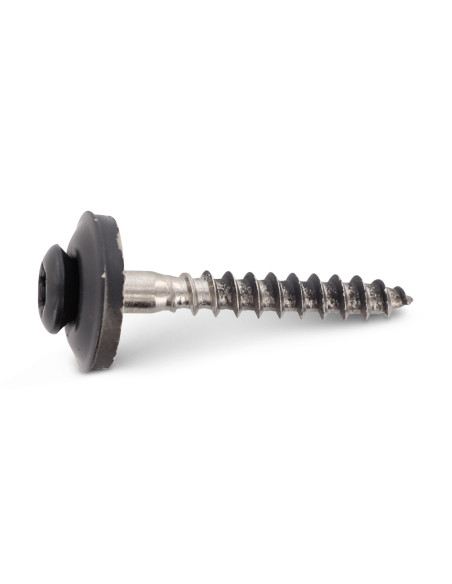 Parafuso para telhas cabeça fresada de panela TORX T20 Aço inoxidável A2 RAL7016 cinzento antracite 4,5X120RD.EPDM