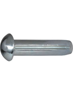 Prego de ranhura com cabeça semi-redonda Aço inoxidável A2 2X6