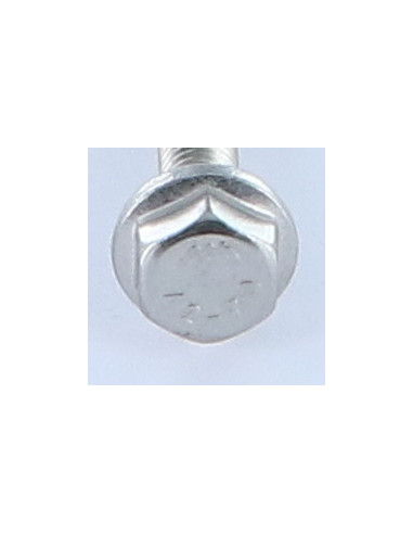 Parafuso de metais cabeça hexagonal flange lisa M6X10 Aço inoxidável A2