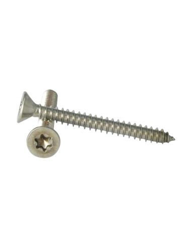 Parafuso de chapa cabeça fresada 2,9 x 13 Aço inoxidável A2 TORX T8