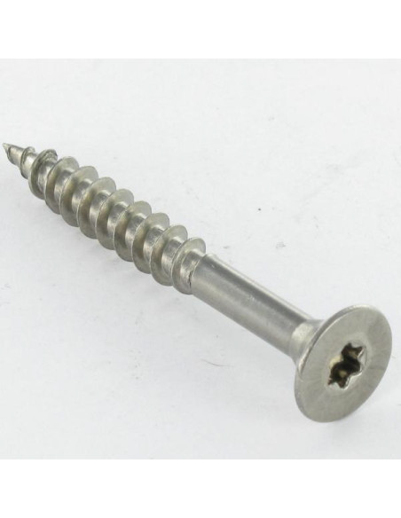 Parafuso de madeira aglomerado Aço inoxidável A2 cabeça fresada 5X55 roscado sobre 36 TORX T25