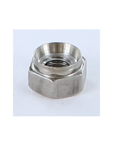 Porca tipo Kalei hexagonal M8 espessura de chapa 10 Aço inoxidável A2