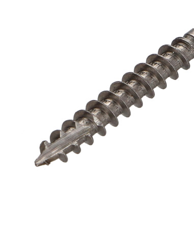 Parafusos de madeira e aglomerado TEKOR Aço inoxidável A2 cabeça fresada dentado TORX T10 3,5 x 40 roscado sobre 24