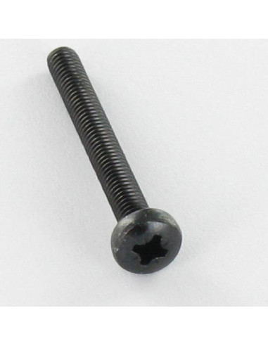 Parafuso de metais Aço inoxidável A2 cabeça abaulada larga Pozi PZ6 M5X40 Preto