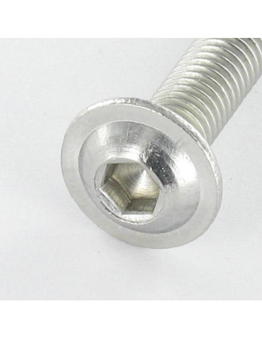 Parafuso de metais Parafuso de Cabeça Oca Sextavada flange com gola M3X6 chave de 2 Aço inoxidável A2