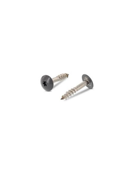 Parafusos rosca com cabeça de tremoço TORX T20 4,8 x 32 diâmetro da cabeça 12.3 Aço inoxidável A2 RAL7012 cinza