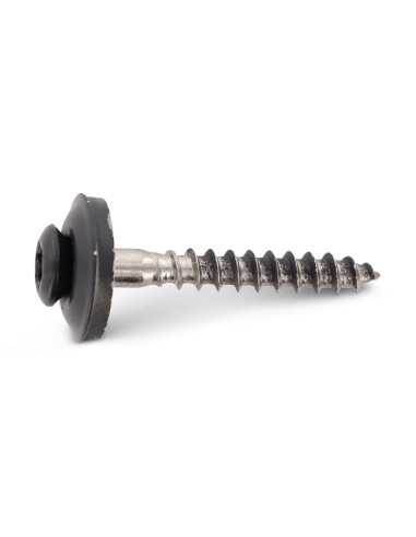 Parafuso para telhas cabeça fresada de panela TORX T20 Aço inoxidável A2 RAL7016 cinzento antracite 4,5X100RD.EPDM