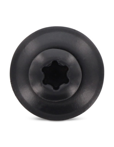 Parafuso para telhas cabeça fresada de panela TORX T20 Aço inoxidável A2 RAL7016 cinzento antracite 4,5X100RD.EPDM