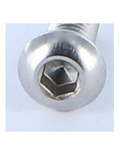 Parafuso de metais Parafuso de Cabeça Oca Sextavada M8X16 rosca total chave de 5 Aço inoxidável A4 2