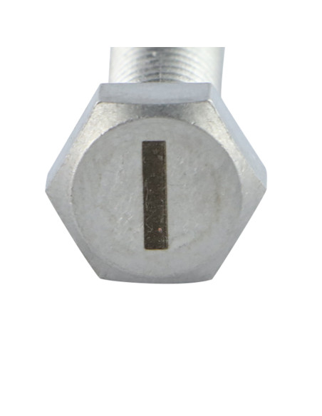 Parafuso de metais cabeça hexagonal 8X35 Aço inoxidável A4 com gravação de letras "EU"