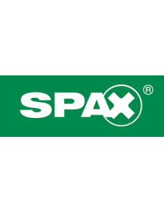 Spax Parafuso de madeira cabeça fresada Pozi PZ6 4X50 rosca total 4CUT Aço inoxidável A2 2