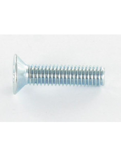 Parafuso de metais cabeça fresada TORX T40 M8X40 classe 10.9 Aço zinco branco 2