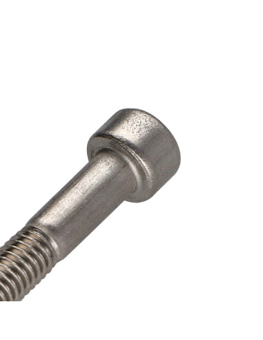 Parafuso de metais cabeça cilíndrica TORX T30 Aço inoxidável A2 M6X45 roscado sobre 24