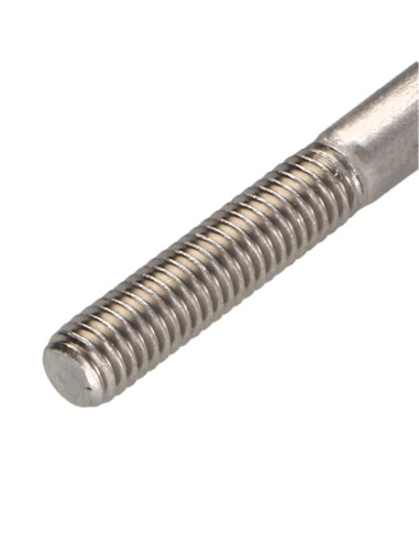Parafuso de metais cabeça cilíndrica TORX T30 Aço inoxidável A2 M6X45 roscado sobre 24