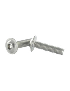Parafuso de metais Parafuso de Cabeça Oca Sextavada flange com gola M8X60 chave de 5 Aço inoxidável A2