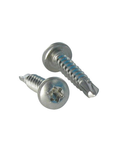 Autoperfurante cabeça abaulada larga 4,8X70 TORX T25 Aço inoxidável A2