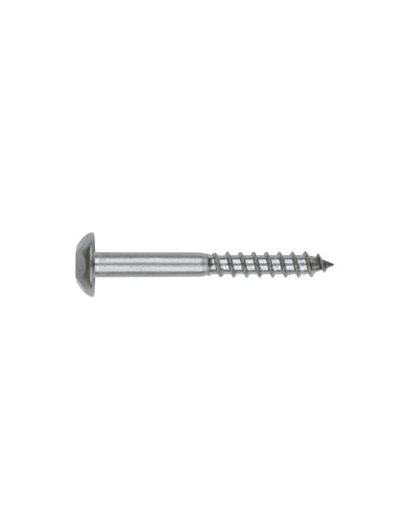 PARAFUSO dobradiça Seguro 2 peças TORX Aço inoxidável A2 7X50 Aço inoxidável A2