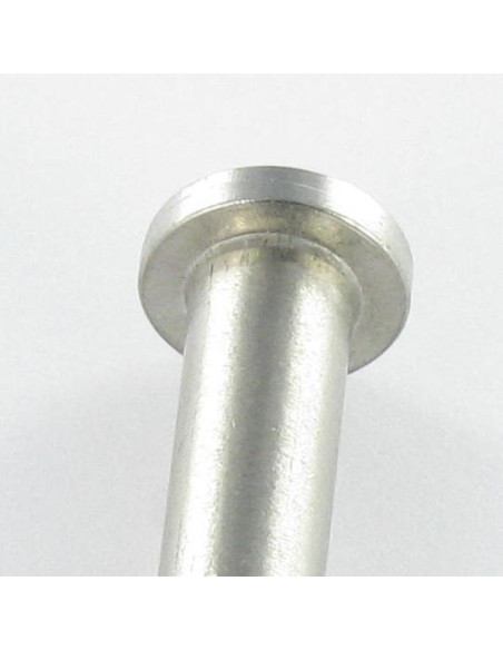 Cavilha cabeça plana 12X125 perfurada 3 Aço inoxidável A4