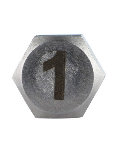 Parafuso de metais cabeça hexagonal 8X35 Aço inoxidável A4 Gravação FIGURA 1