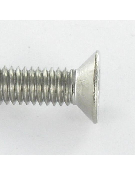 Parafuso de metais cabeça fresada M3X12 TORX T10 Aço inoxidável A2 microparafusos