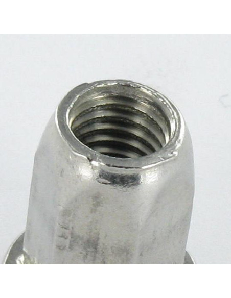 Porca rebite Aço inoxidável cabeça plana hexagonal M4X11 ENTRADA 20