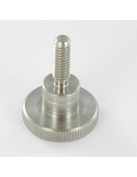 Parafuso de metais recartilhada M4X5 Aço inoxidável A1