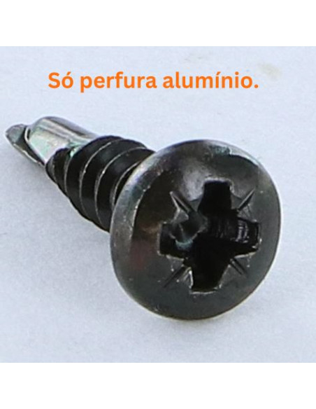 Autoperfurante Aço inoxidável A2 Preto cabeça cilíndrica panela Pozi 3,5 x 13