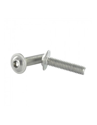 Parafuso de metais Parafuso de Cabeça Oca Sextavada flange com gola M6X50 chave de 4 Aço inoxidável A4