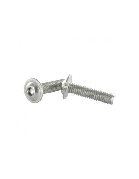 Parafuso de metais Parafuso de Cabeça Oca Sextavada flange com gola M6X50 chave de 4 Aço inoxidável A4