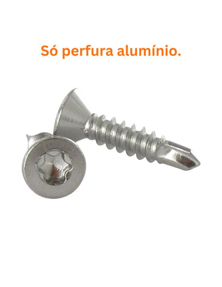Autoperfurante Aço inoxidável A2 cabeça fresada 4,2 x 16 TORX T20
