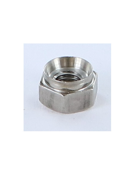 Porca tipo Kalei hexagonal M3 espessura de chapa 14 Aço inoxidável A2