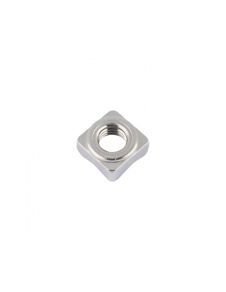 Porca Quadrada de soldar M5 9X9X4,2 Aço inoxidável A4
